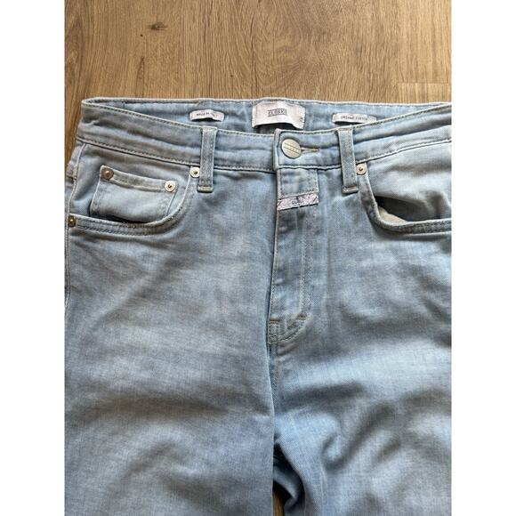 Closed Glow Up High Rise Wide Leg Jeans Women’s 26 Light Blue. C91304-03-CH - Picture 2 of 10